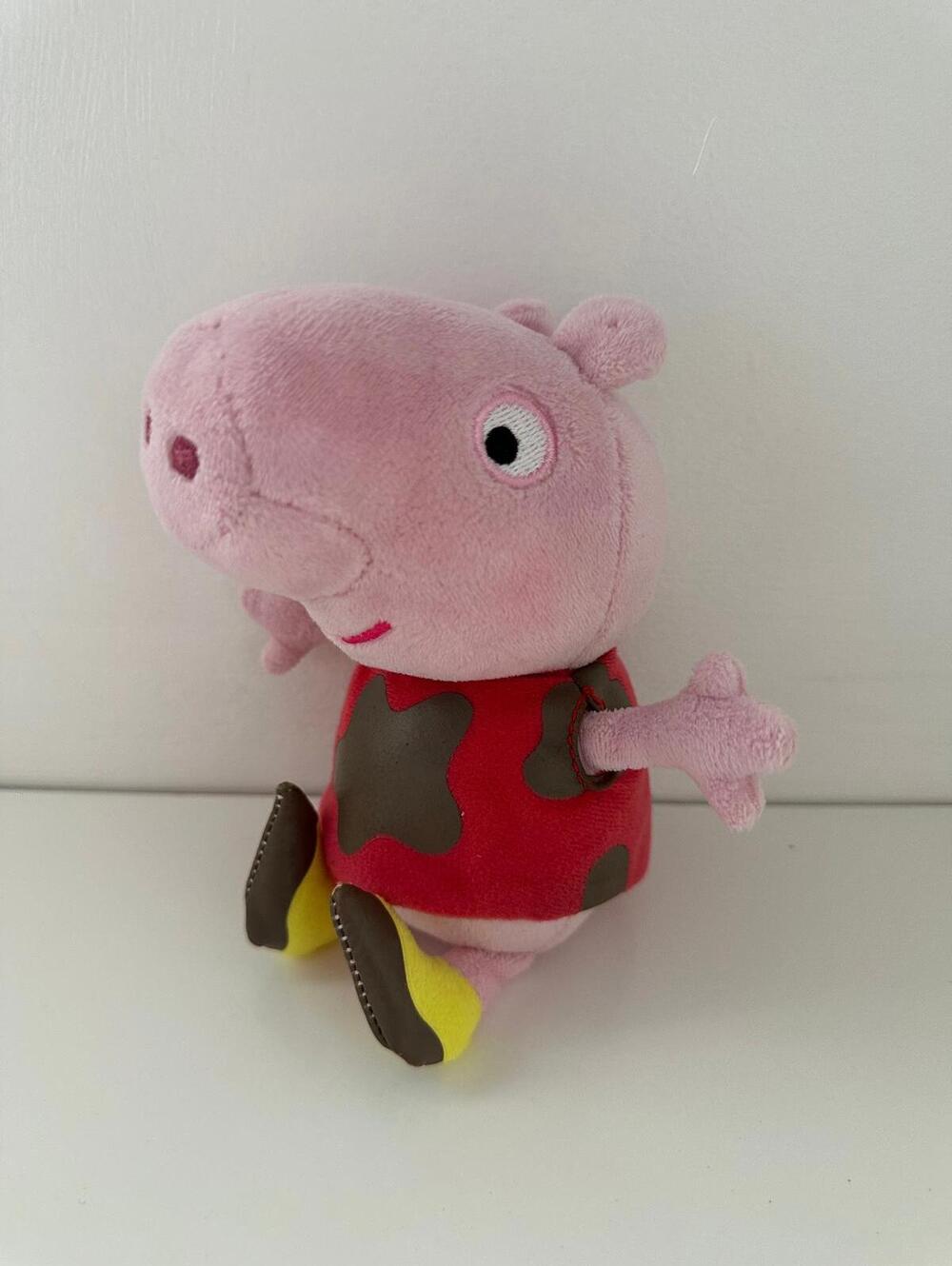 Ty Beanie Baby “Peppa Muddy Puddles” Peppa Pig (7 inch)
